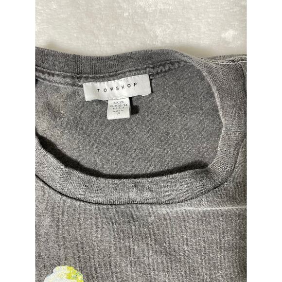 Nirvana In Utero Angel Tee Women’s XS Topshop Gray - Picture 6 of 6